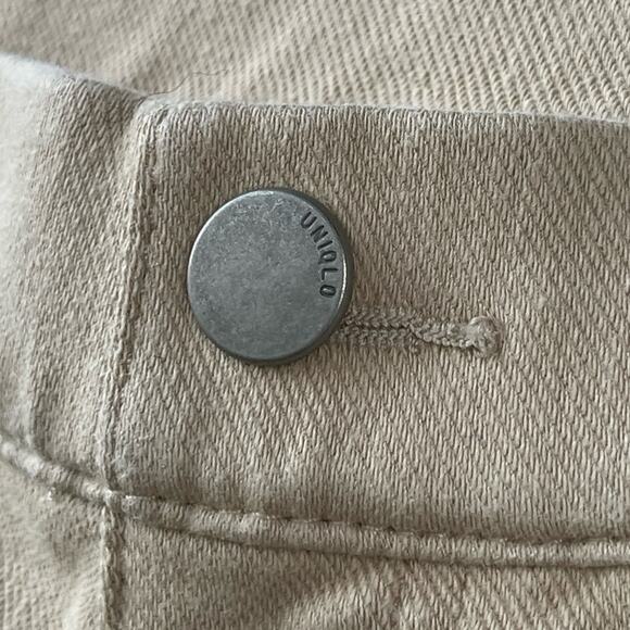 ☘️ Uniqlo Heattech Stretchy Leggings/ Jeggings in Cream/ Beige/ Eggshell C… - Picture 11 of 12